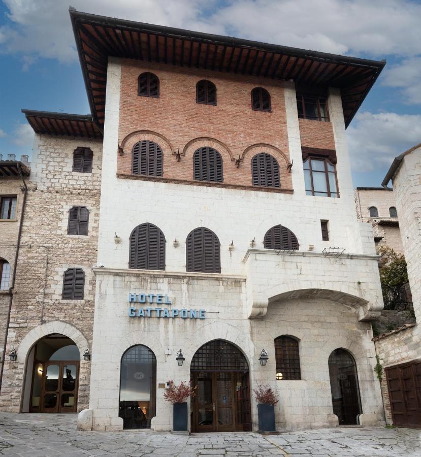 Hotel Gattapone Gubbio Esterno foto